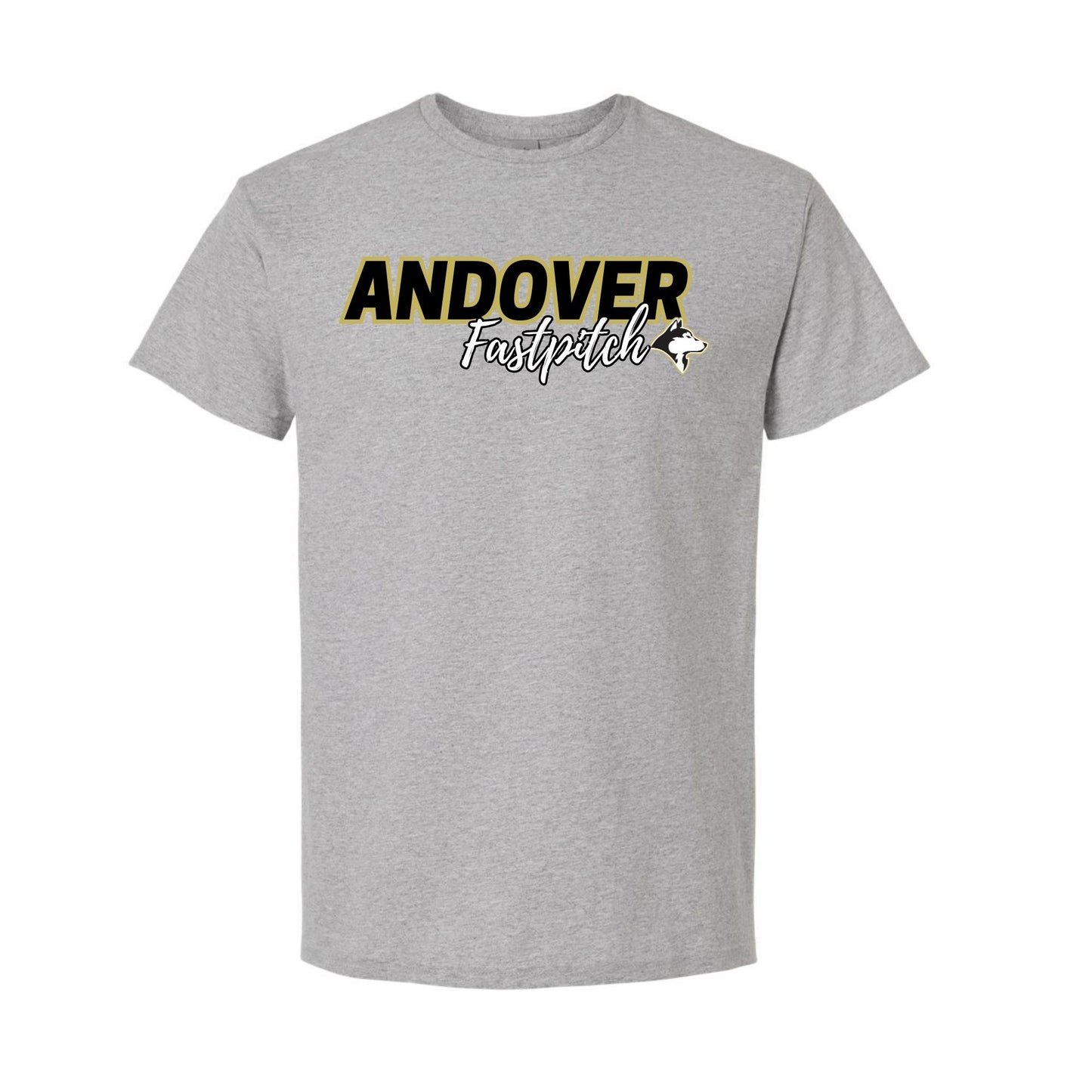 Fastpitch T-Shirts - Andover - script font