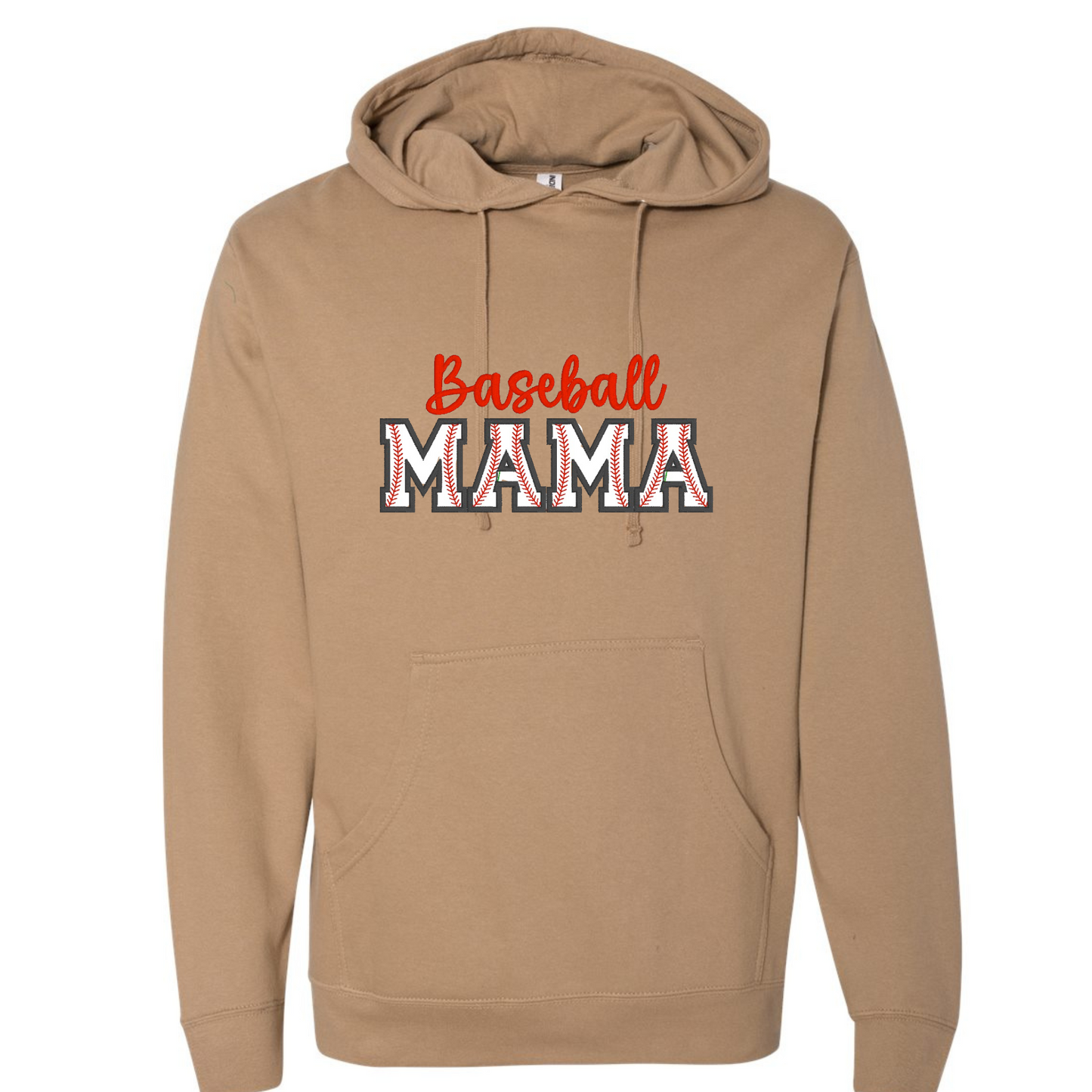 Baseball Mama sweatshirt - Hoodie - Embroidered - Twill