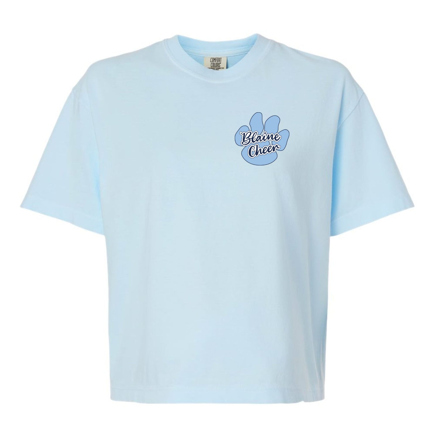 Blaine Cheer Comfort Colors Boxy T-Shirt - Two sided