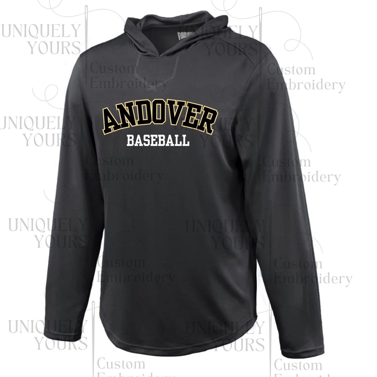 Andover Baseball Performance Hoodie - PRINTED - ADULT