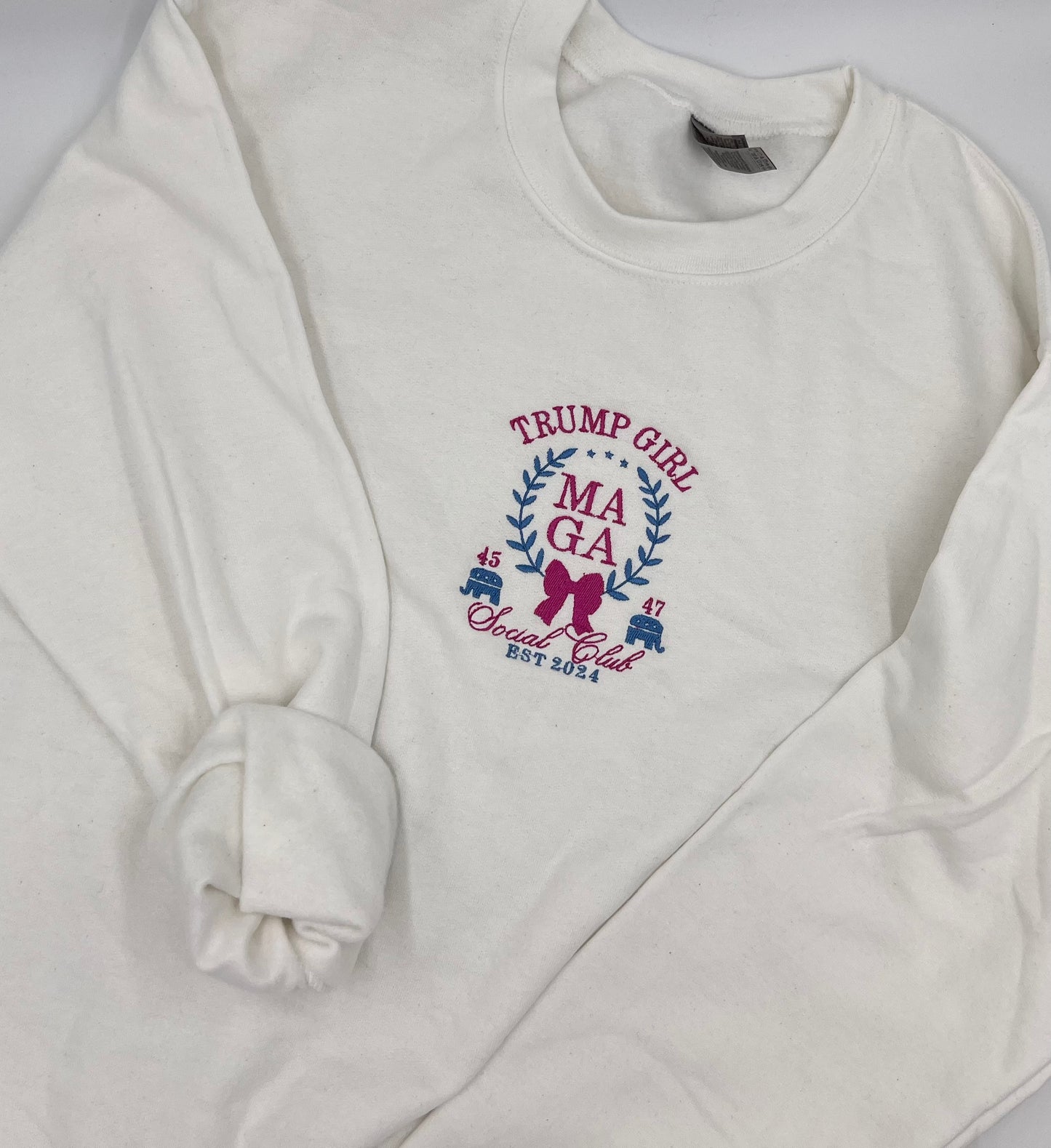 Trump Girl crewneck sweatshirt long sleeve