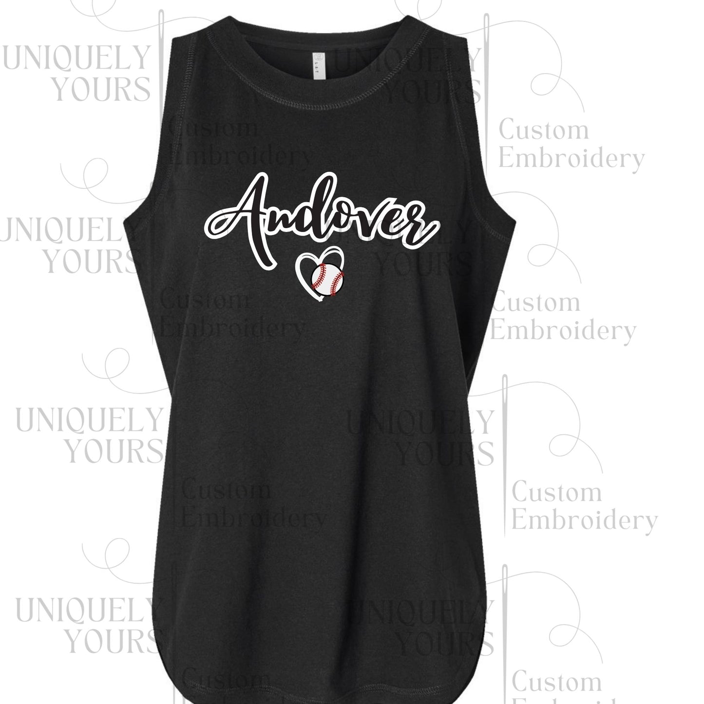 Andover Heart Baseball - Tanktop - ADULT - Womens fit.