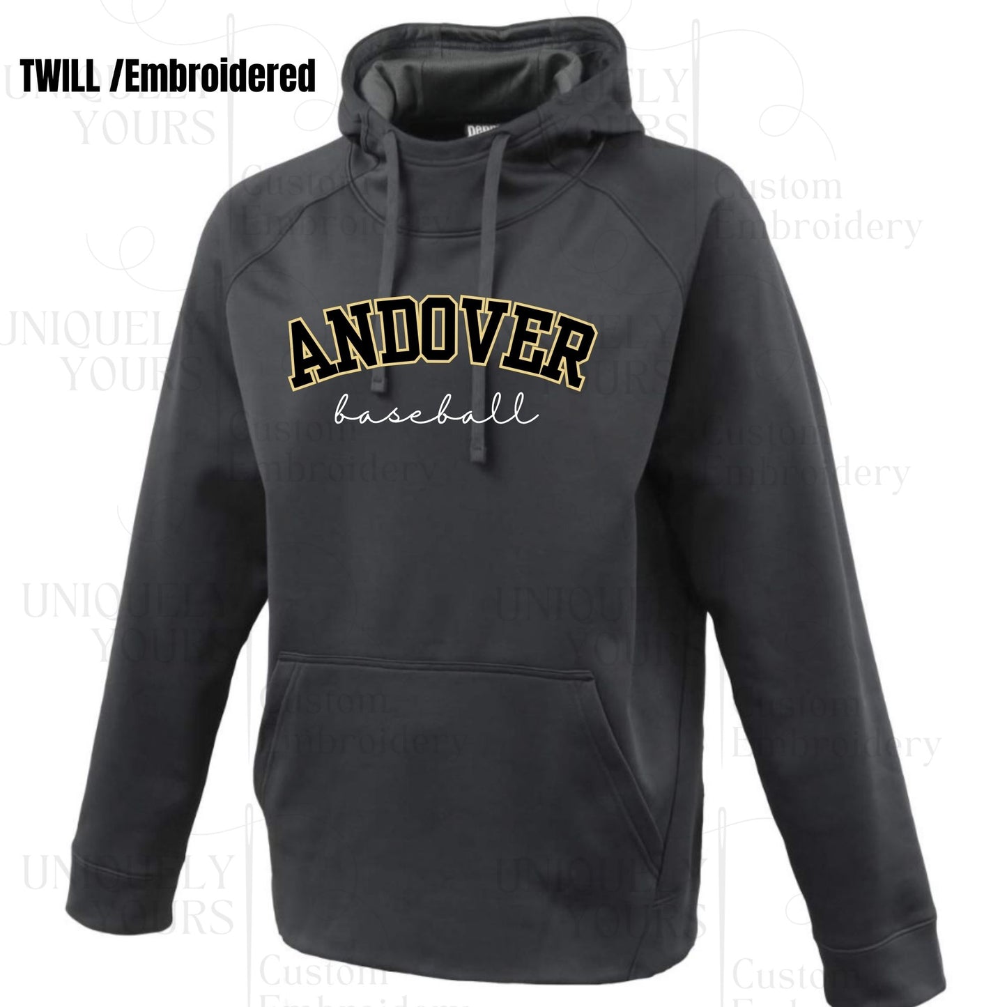 Andover Baseball Pennant TWILL/Embroidered -YOUTH