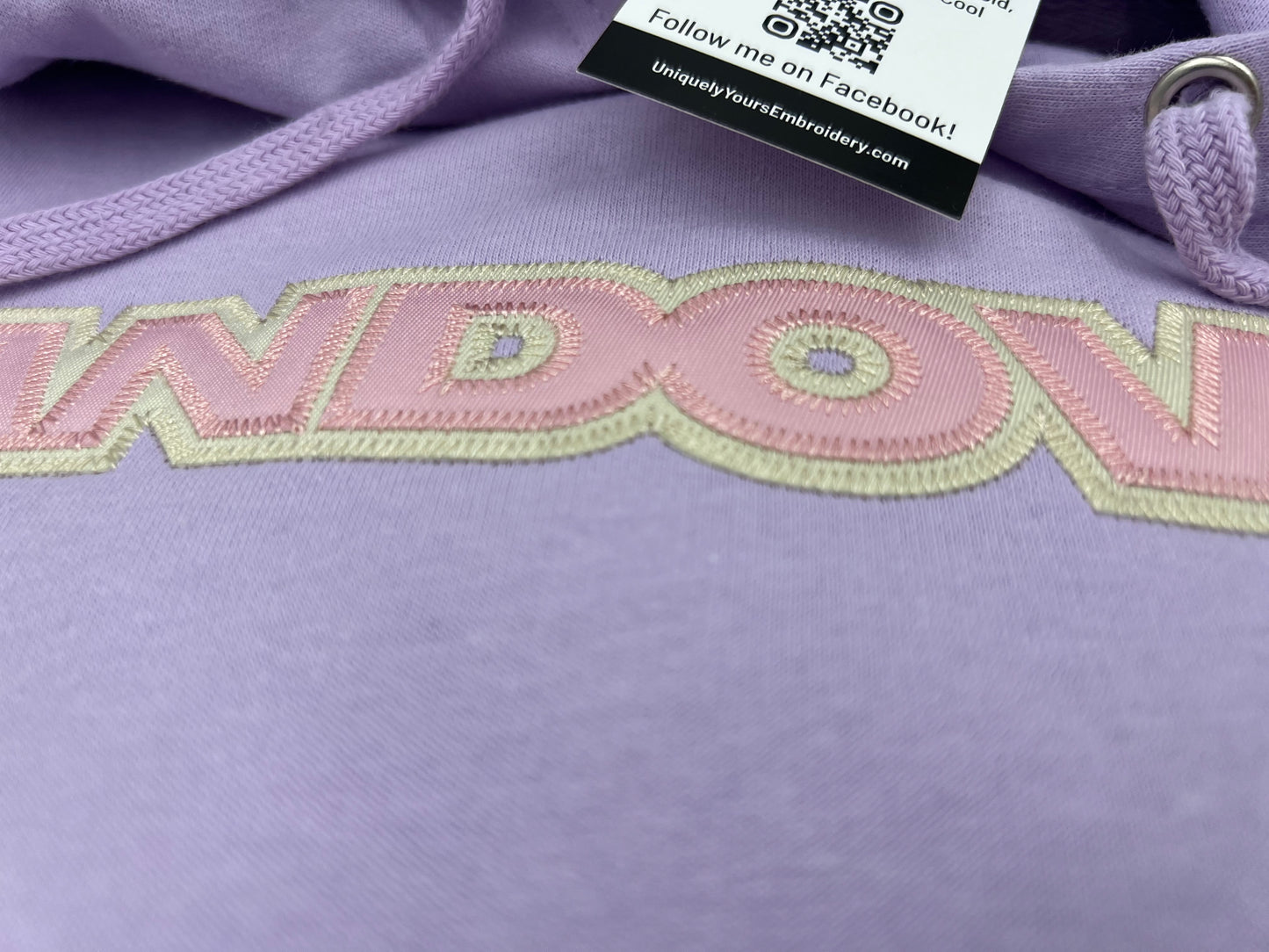 Andover Lavender - Hoodie- embroidered Twill