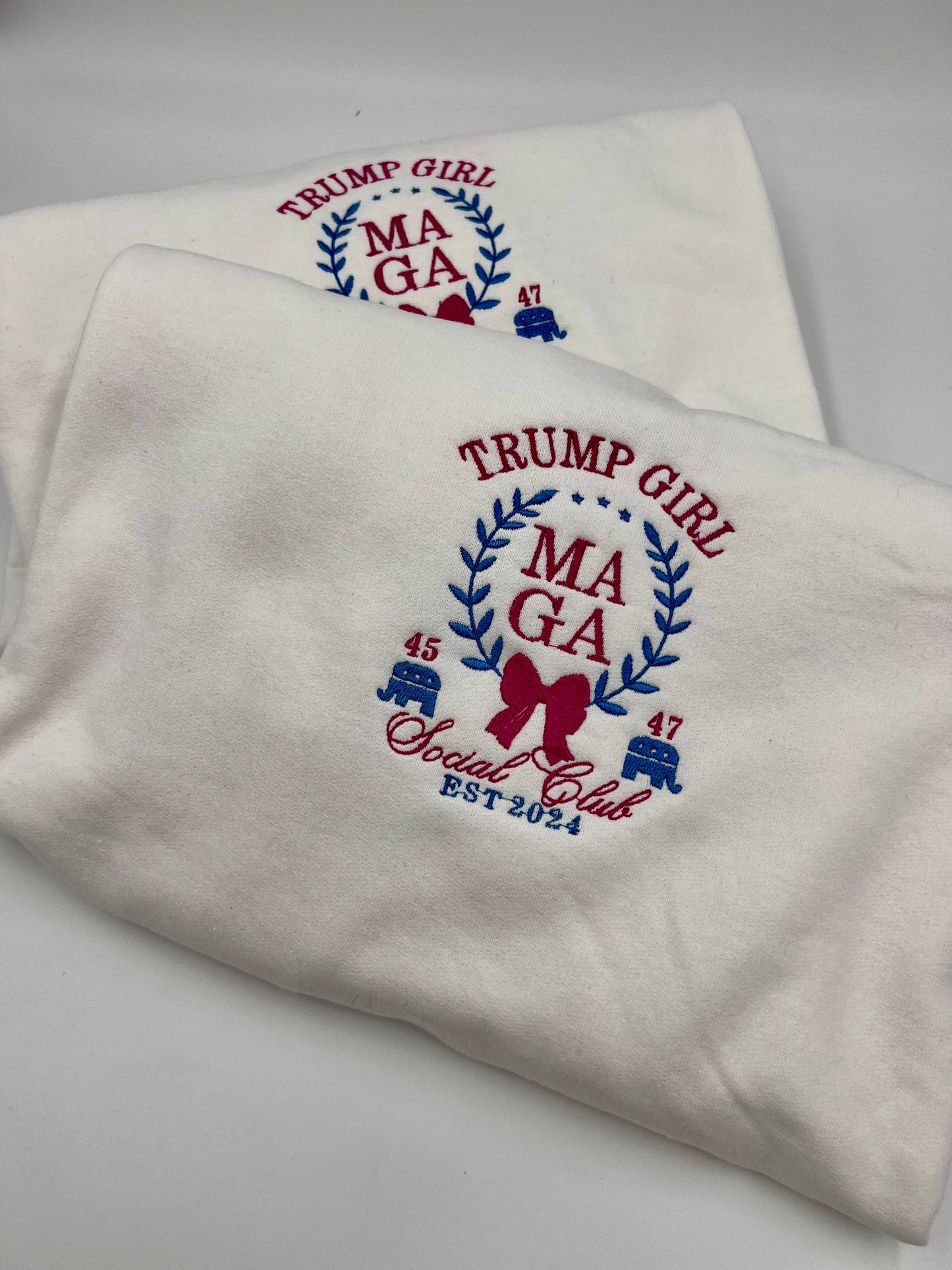 Trump Girl crewneck sweatshirt long sleeve