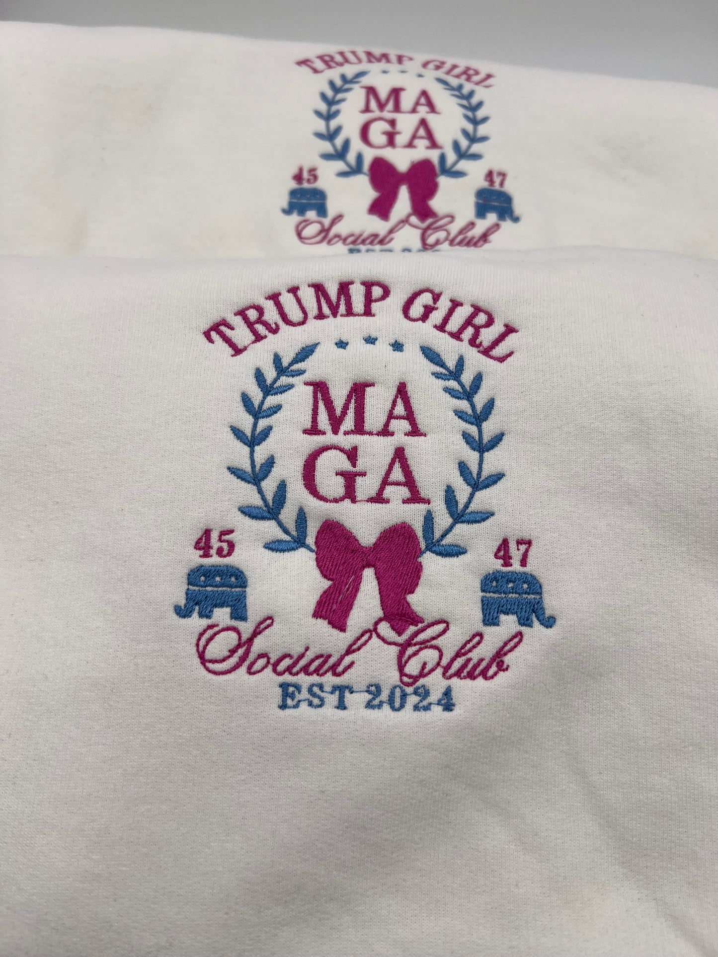 Trump Girl crewneck sweatshirt long sleeve