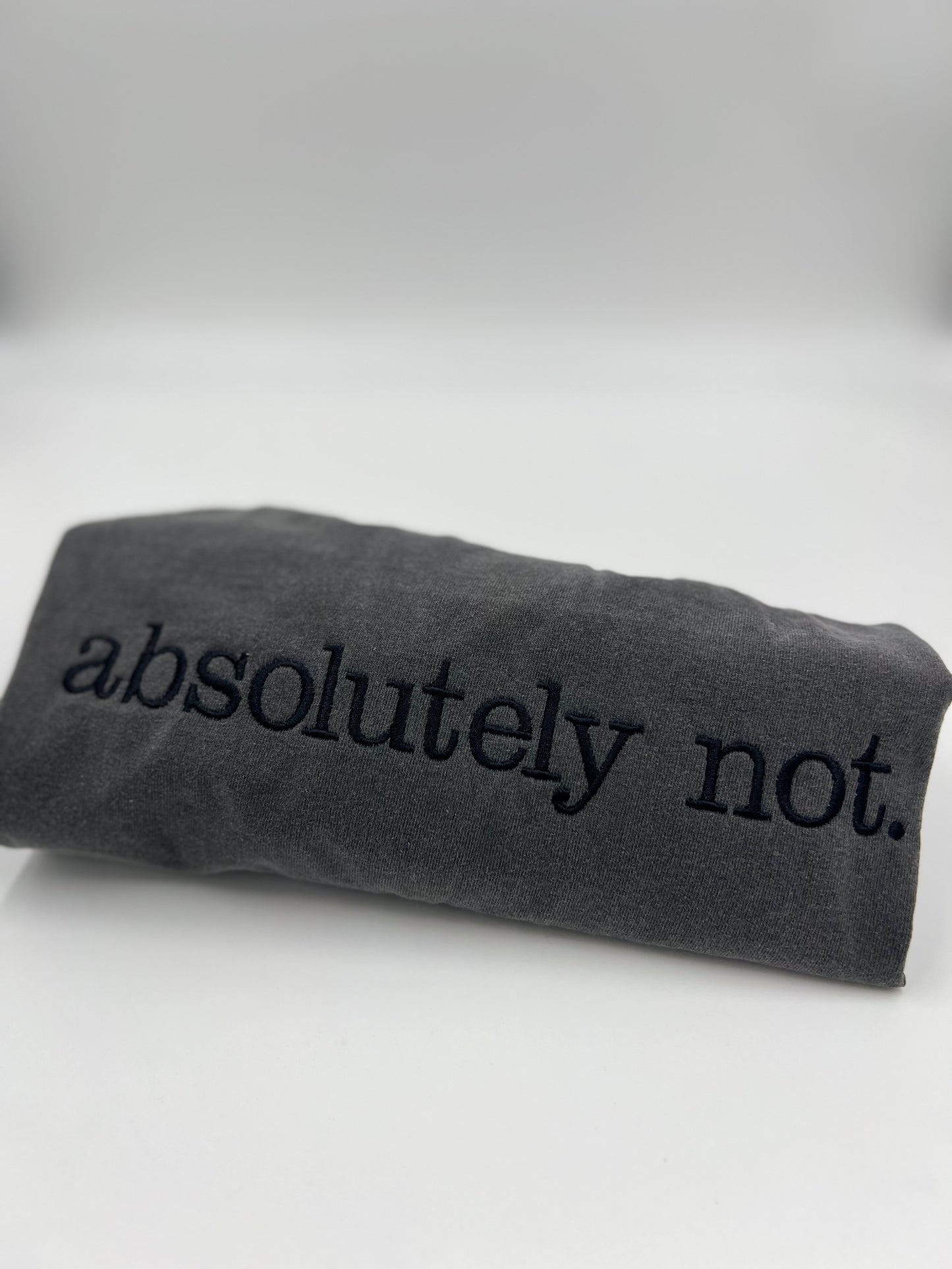 Absolutely NOT. T-shirt Heavyweight EMBROIDERED