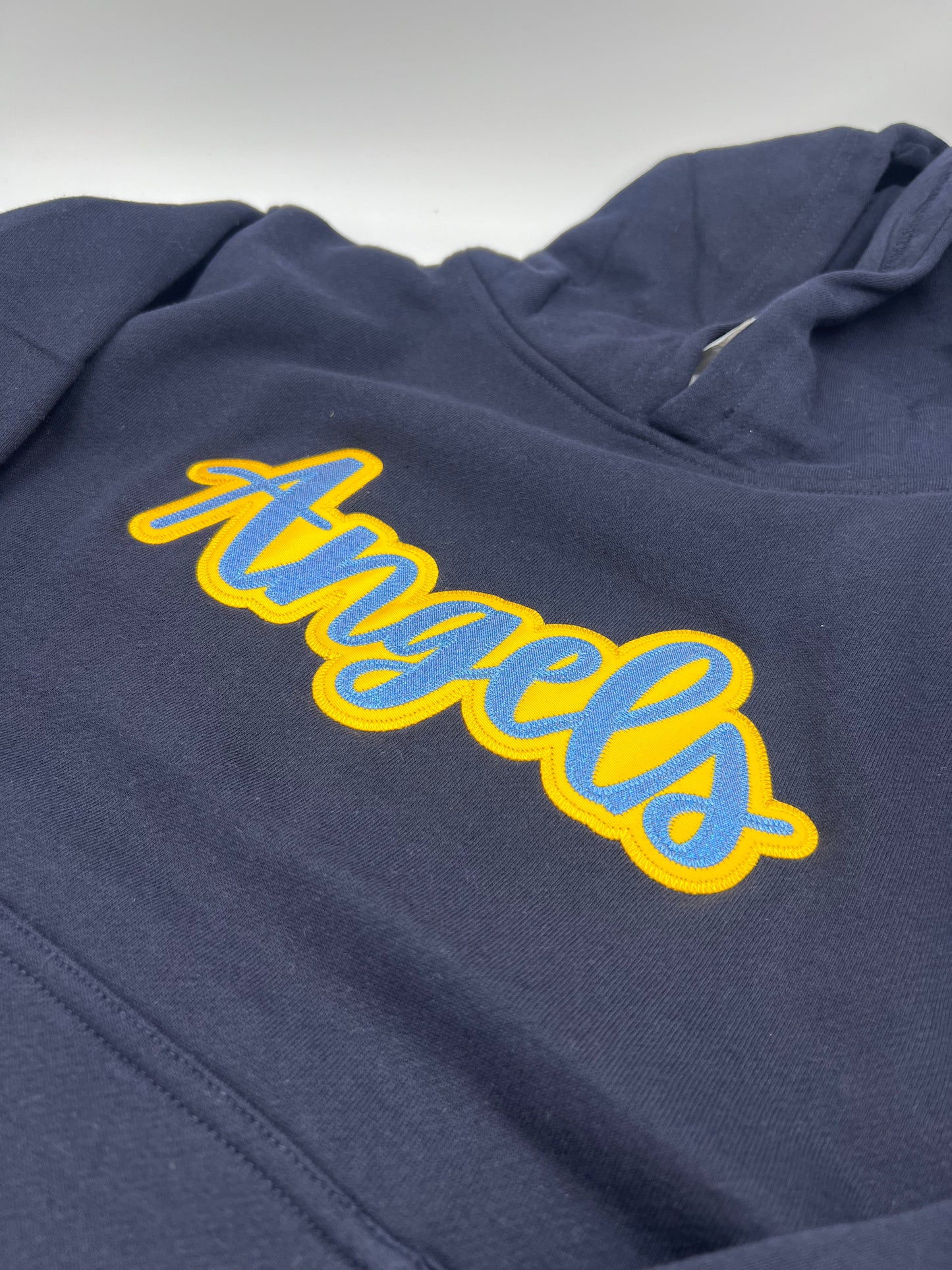 St. Stephen's YOUTH Hoodie - ANGELS Metallic Twill