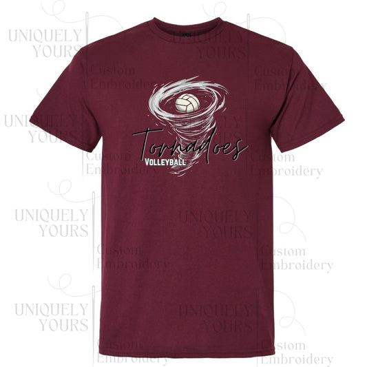 ARAA Tornadoes T-Shirt - Cotton Pressed Maroon