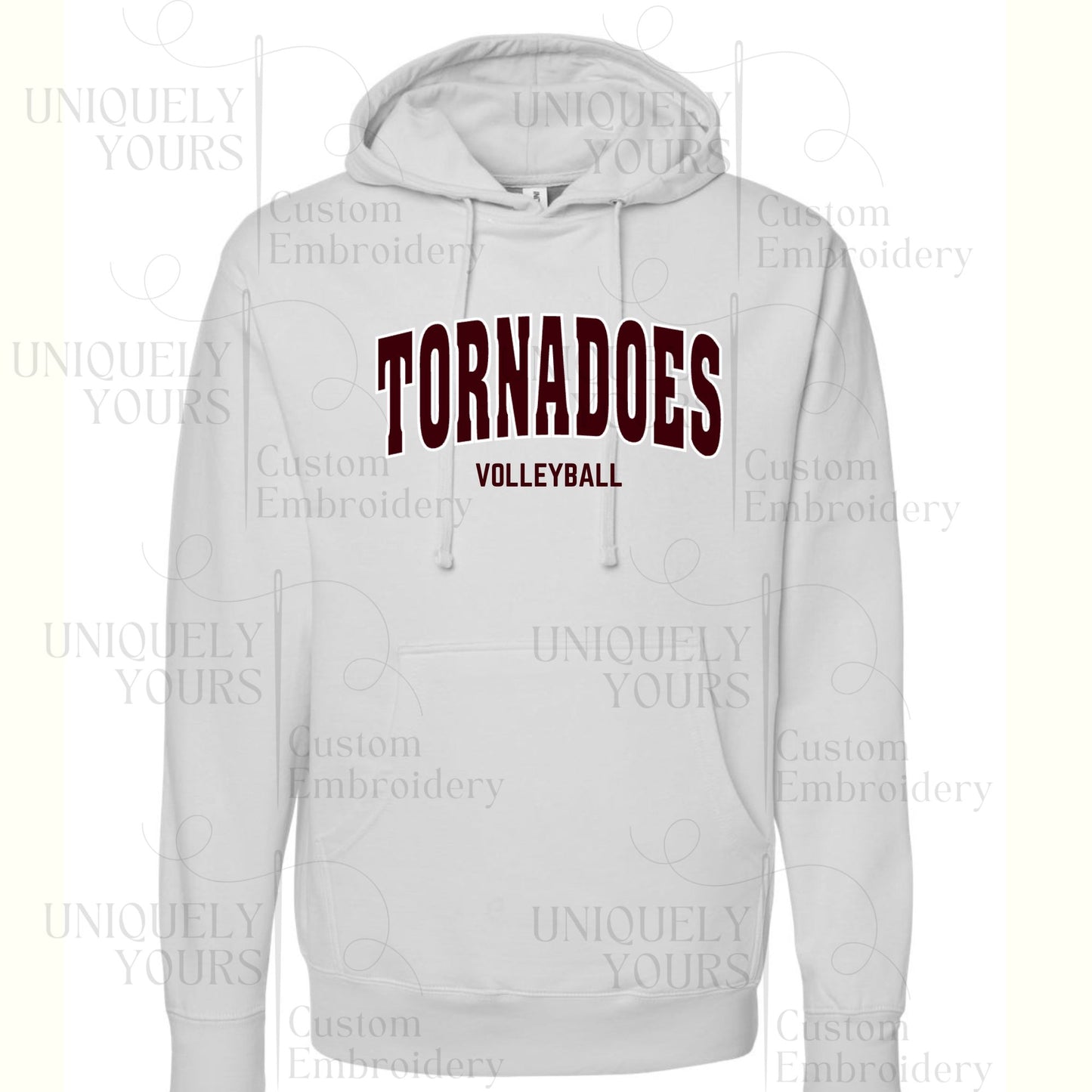 ARAA Volleyball Twill Embroidered Sweatshirt - SMOKE color