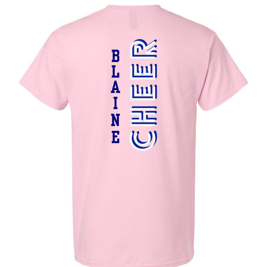 Blaine Cheer T-Shirt - Cotton Printed - Two sided