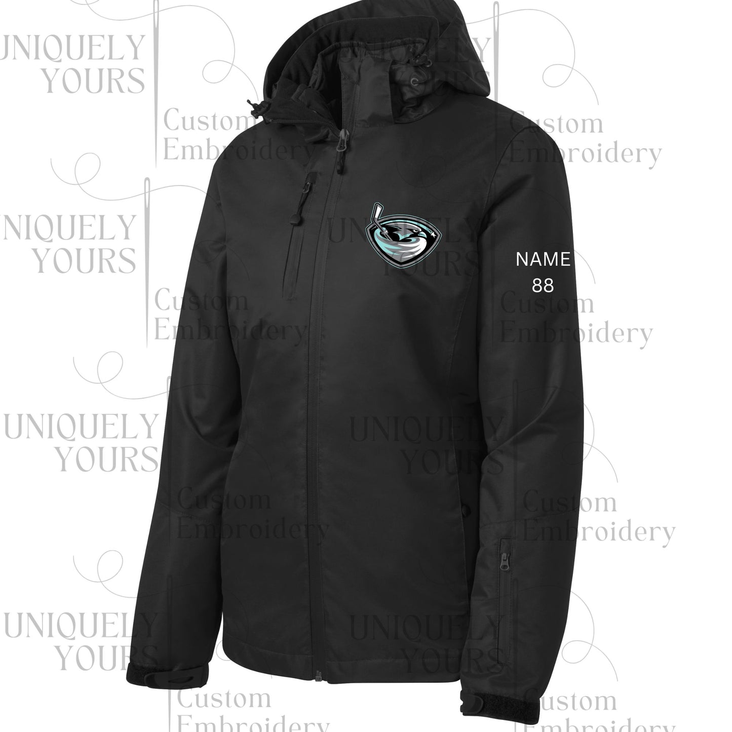 Womens 3 in 1 Jacket -SWARM jacket with Name & Number included.