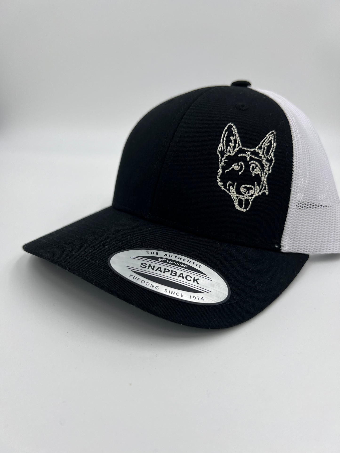 German Shepherd hat minimalist embroidered