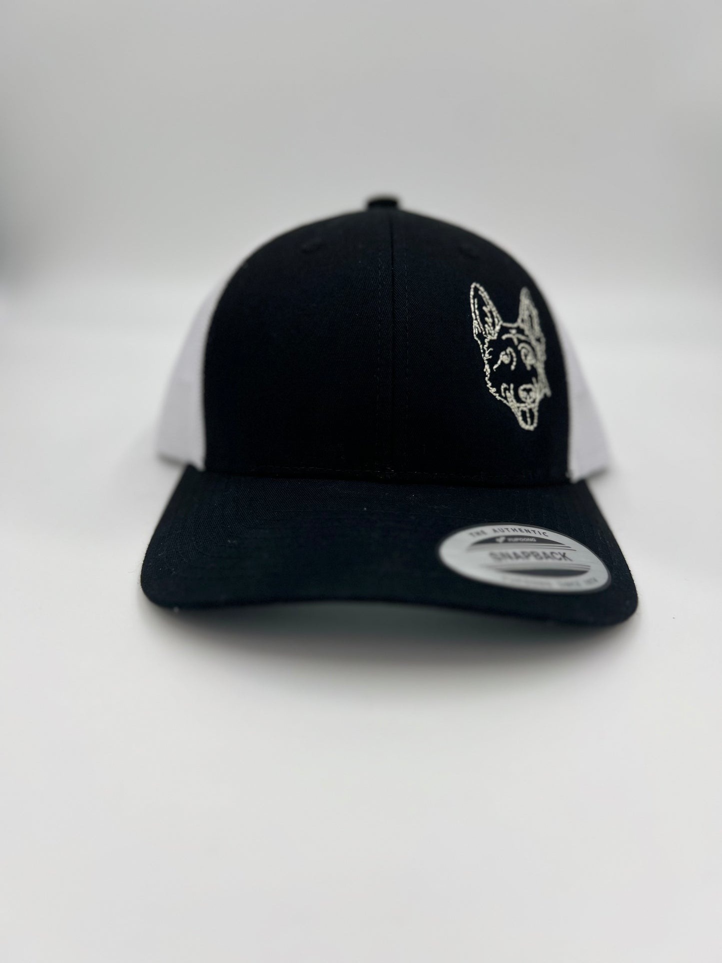 German Shepherd hat minimalist embroidered