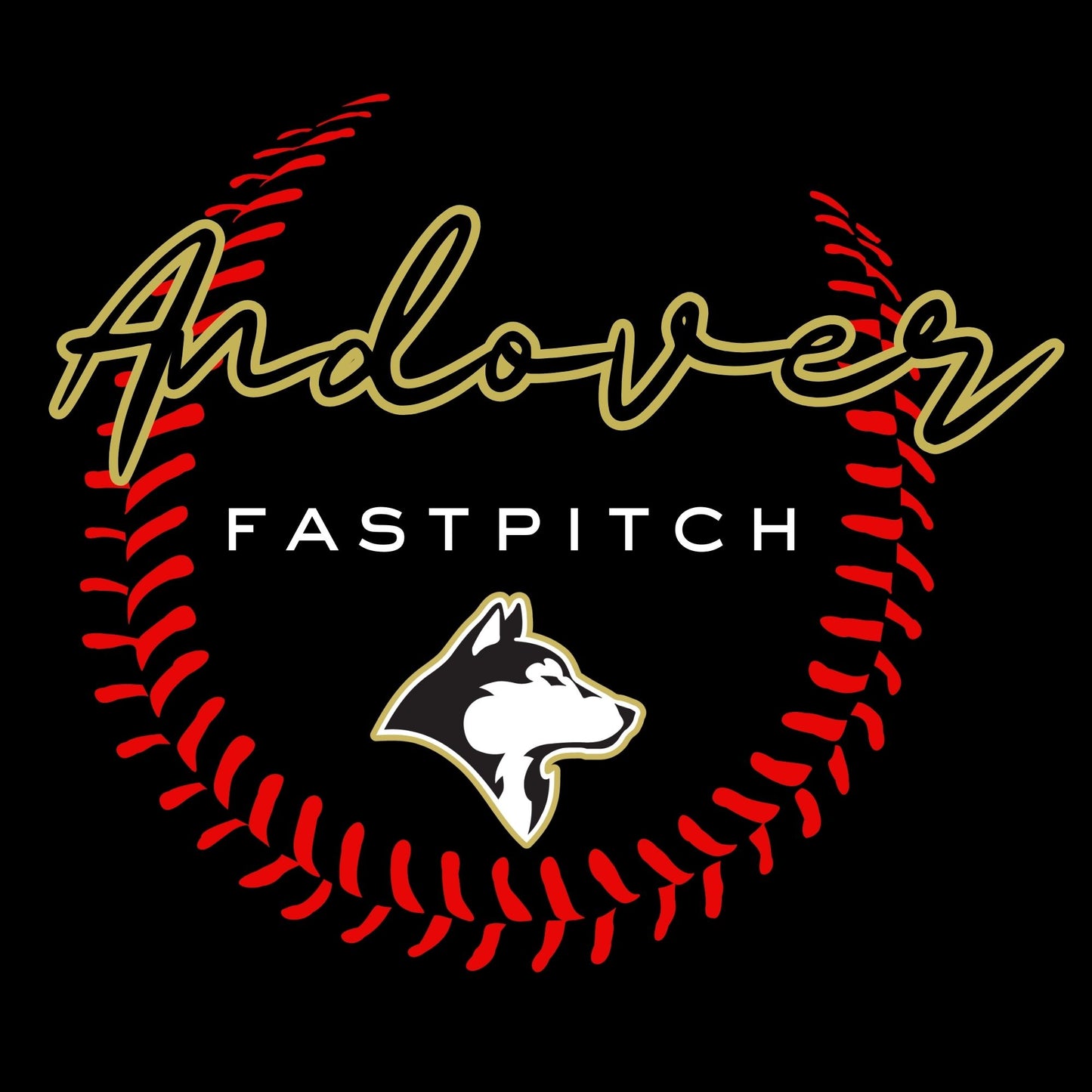 Fastpitch - Andover - Muscle Tank Top Womens Adult - Line Design