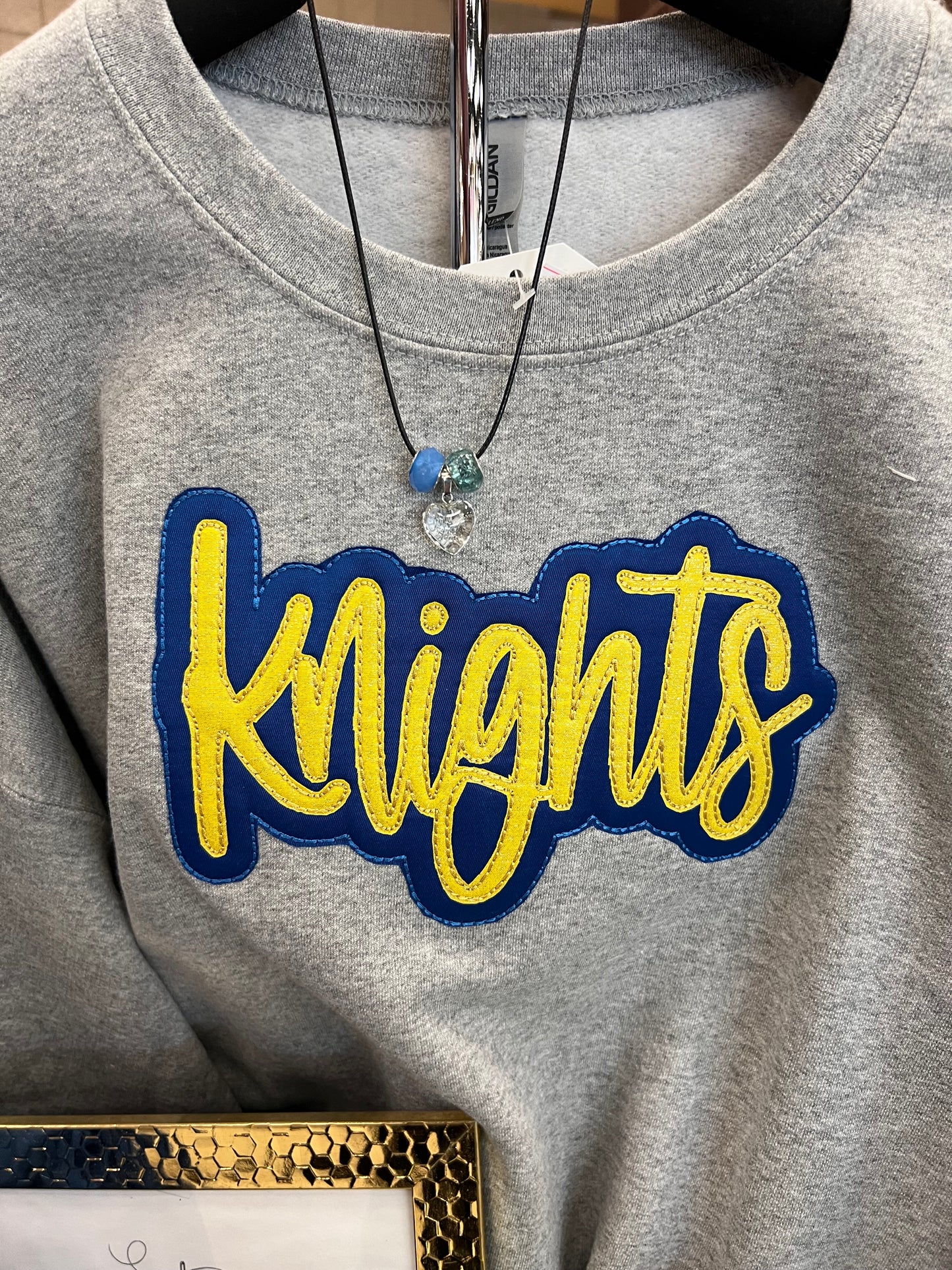 Knights STMA Double appliqué crewneck