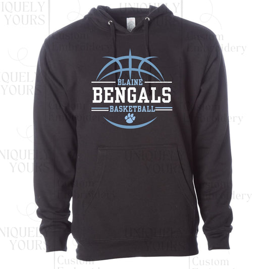 Blaine Basketball ADULT hoodie