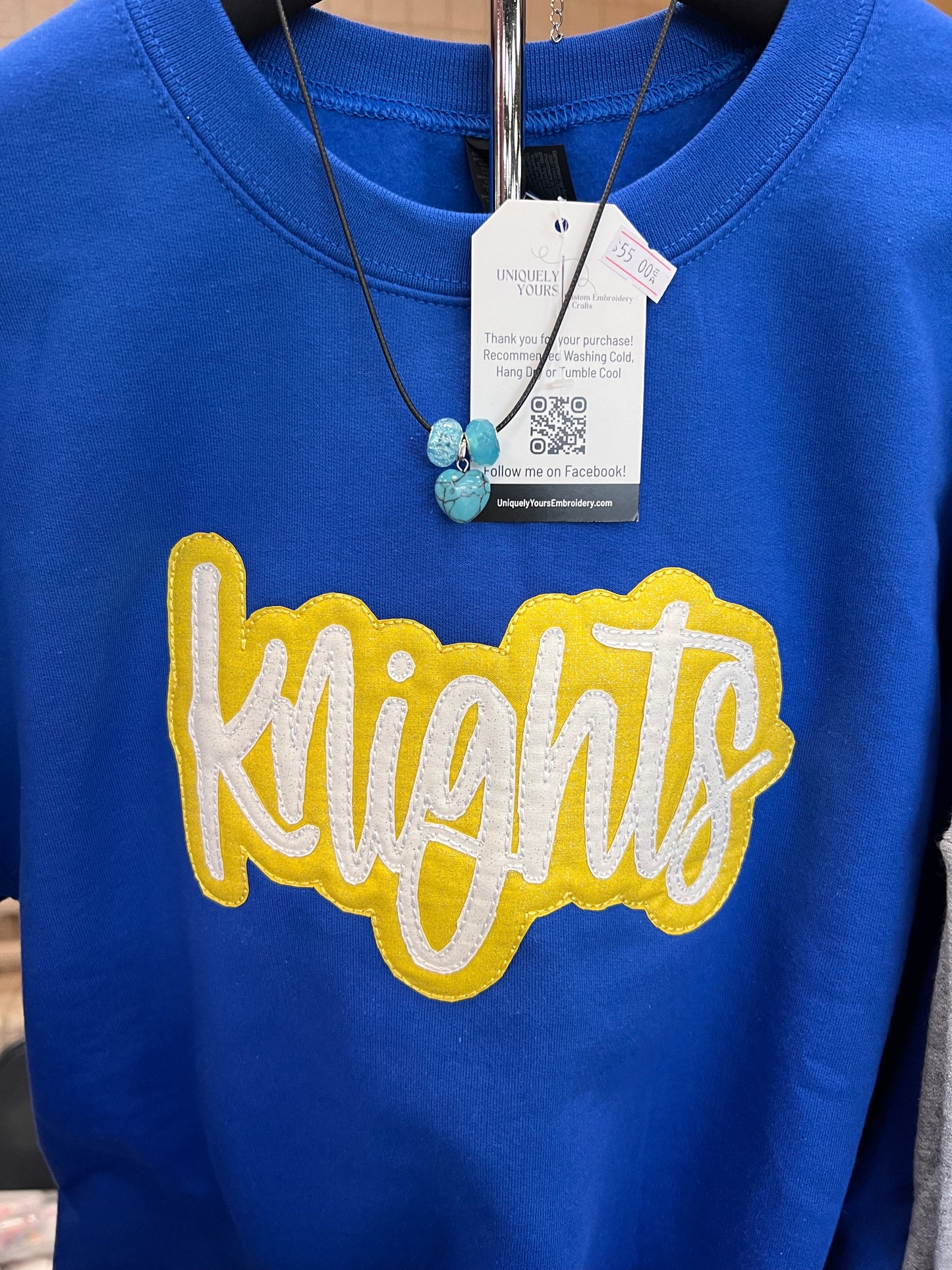 Knights STMA Double appliqué crewneck