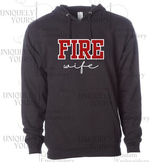 FIRE Wife Sweatshirt - Twill Embroidered