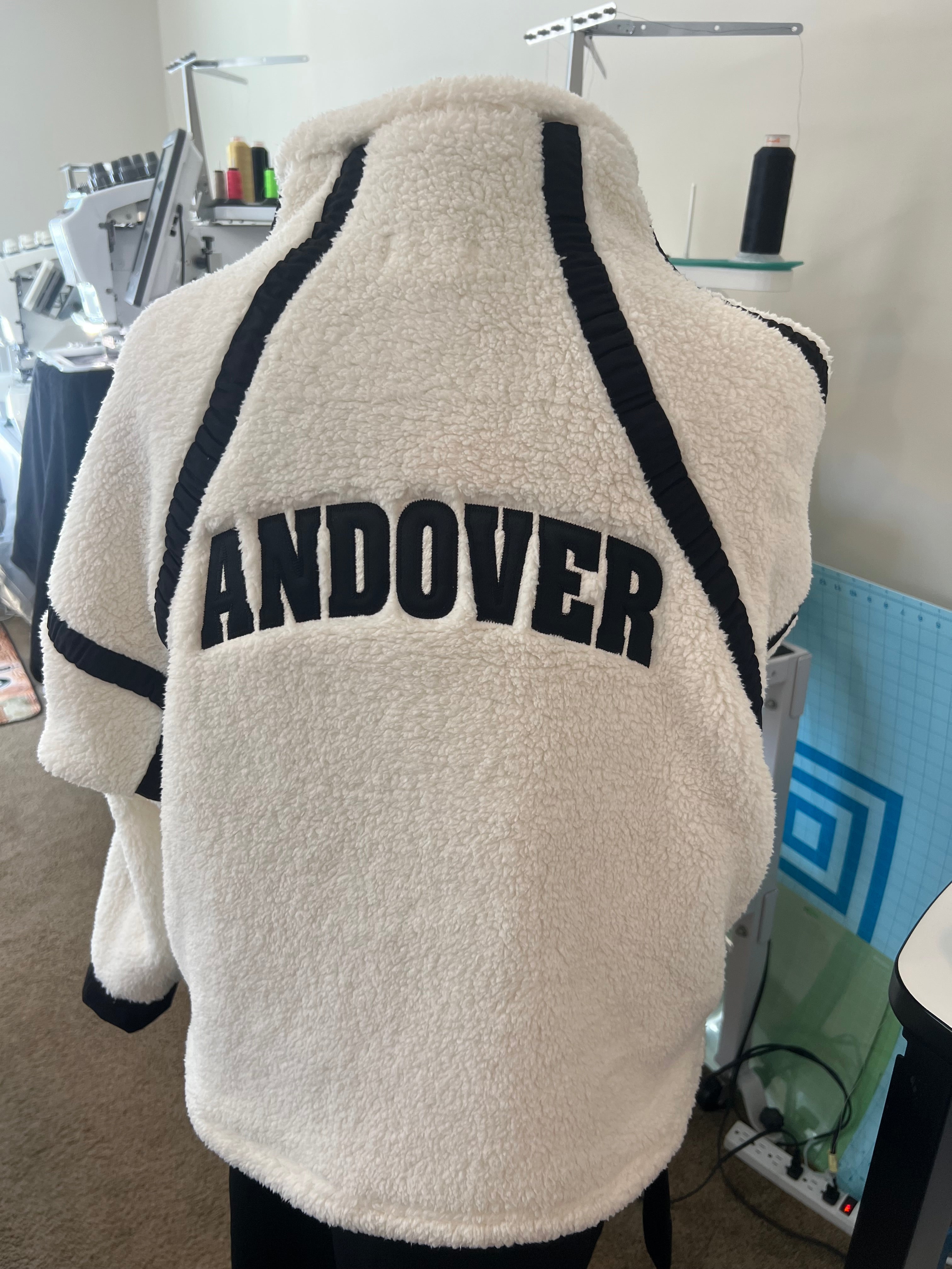 Andover Sherpa 1/2 zip – Uniquely Yours Embroidery