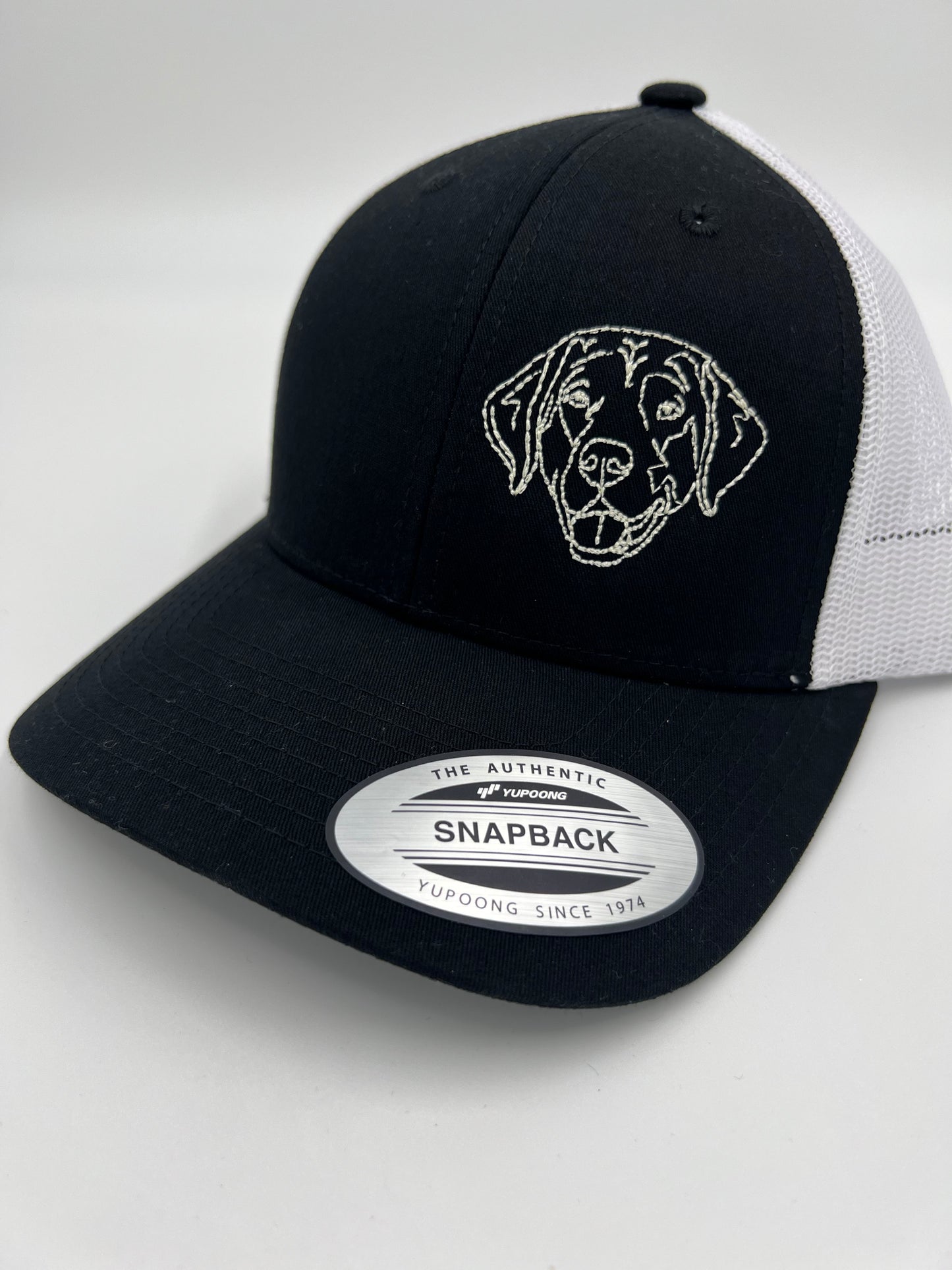 Lab labrador hat minimalist embroidered