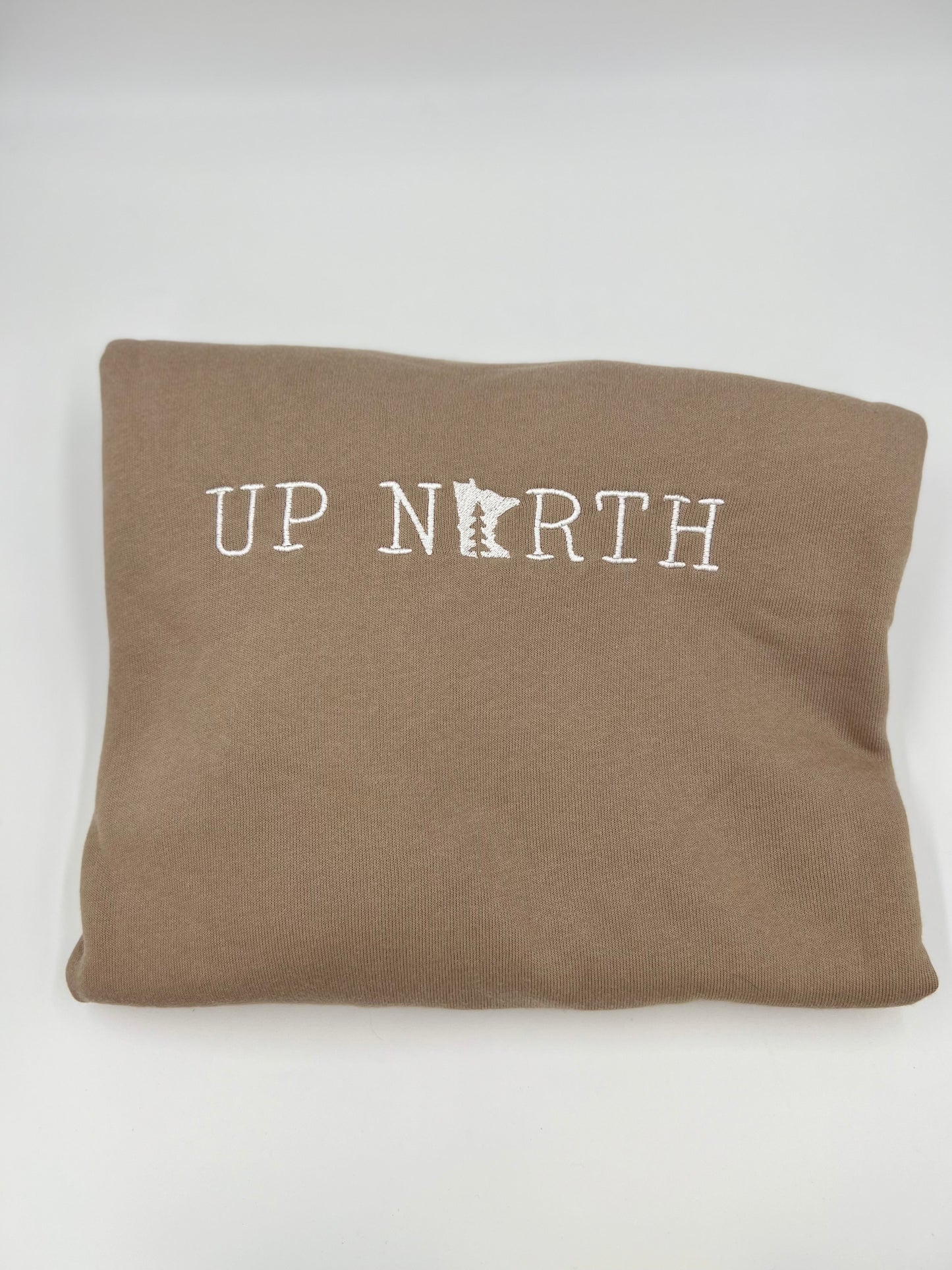 Up North long sleeve soft crew neck embroidered