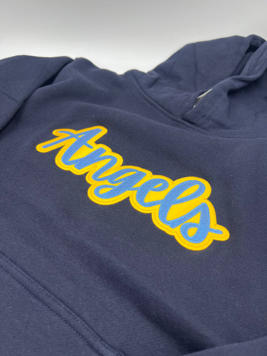 St. Stephen's YOUTH Hoodie - ANGELS Metallic Twill