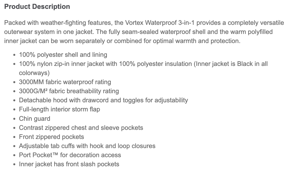 Womens 3 in 1 Jacket -SWARM jacket with Name & Number included.