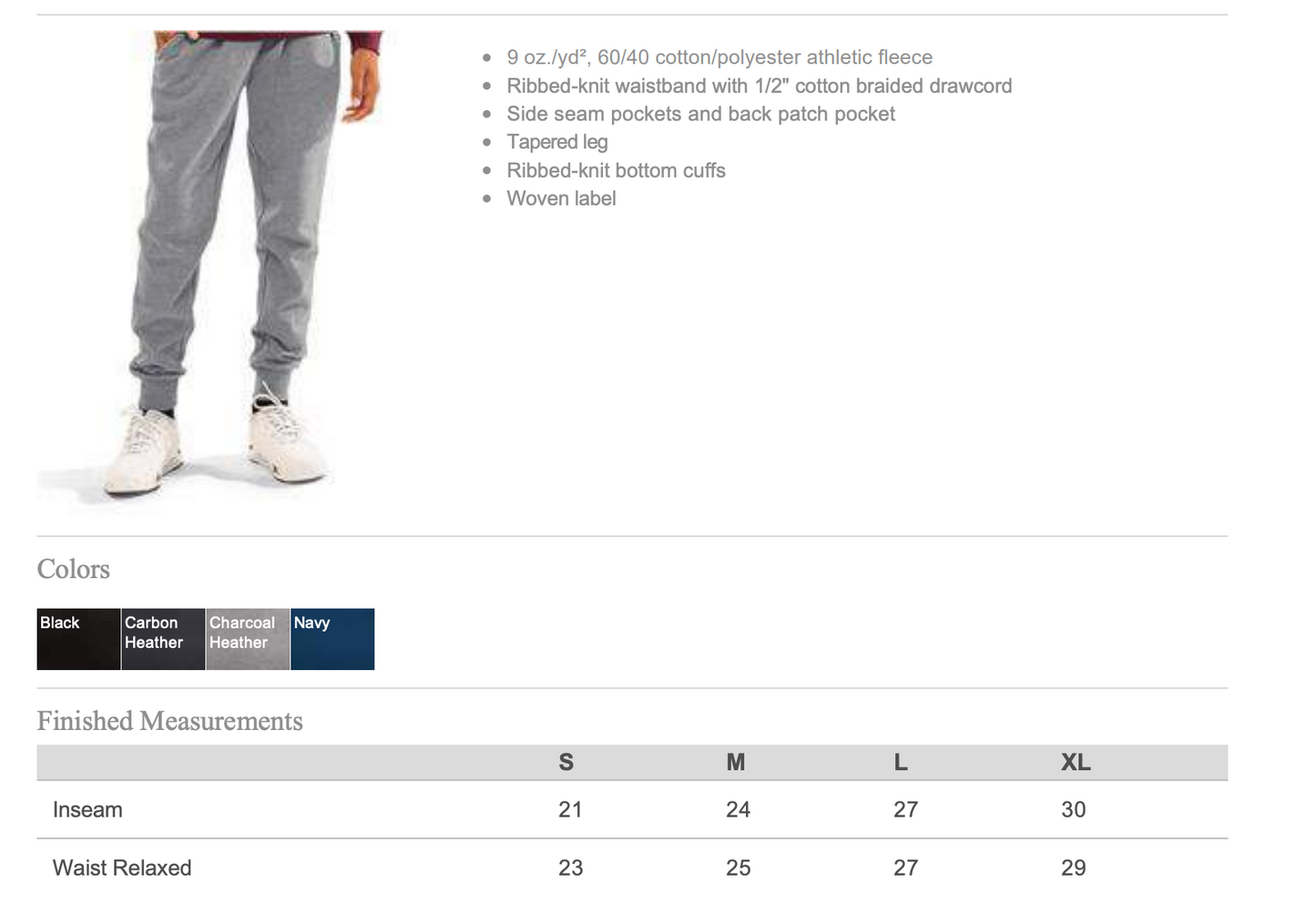 Andover - Youth Fleece Joggers