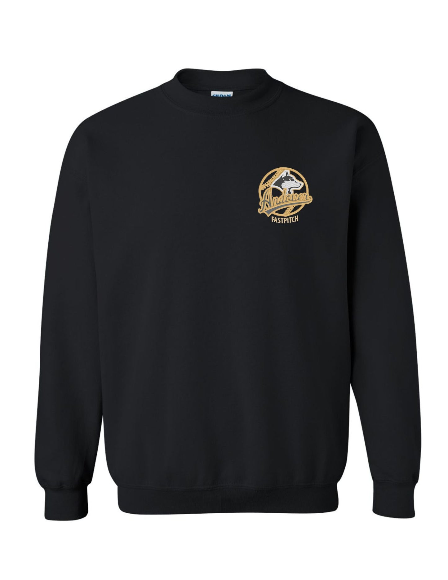 Andover Fastpitch Sweatshirt - Unisex Crewneck - YOUTH - Embroidered