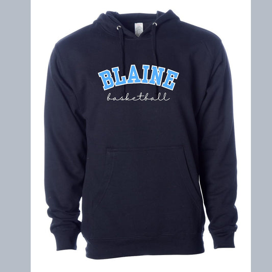Blaine Basketball Hoodie - Embroidered Twill
