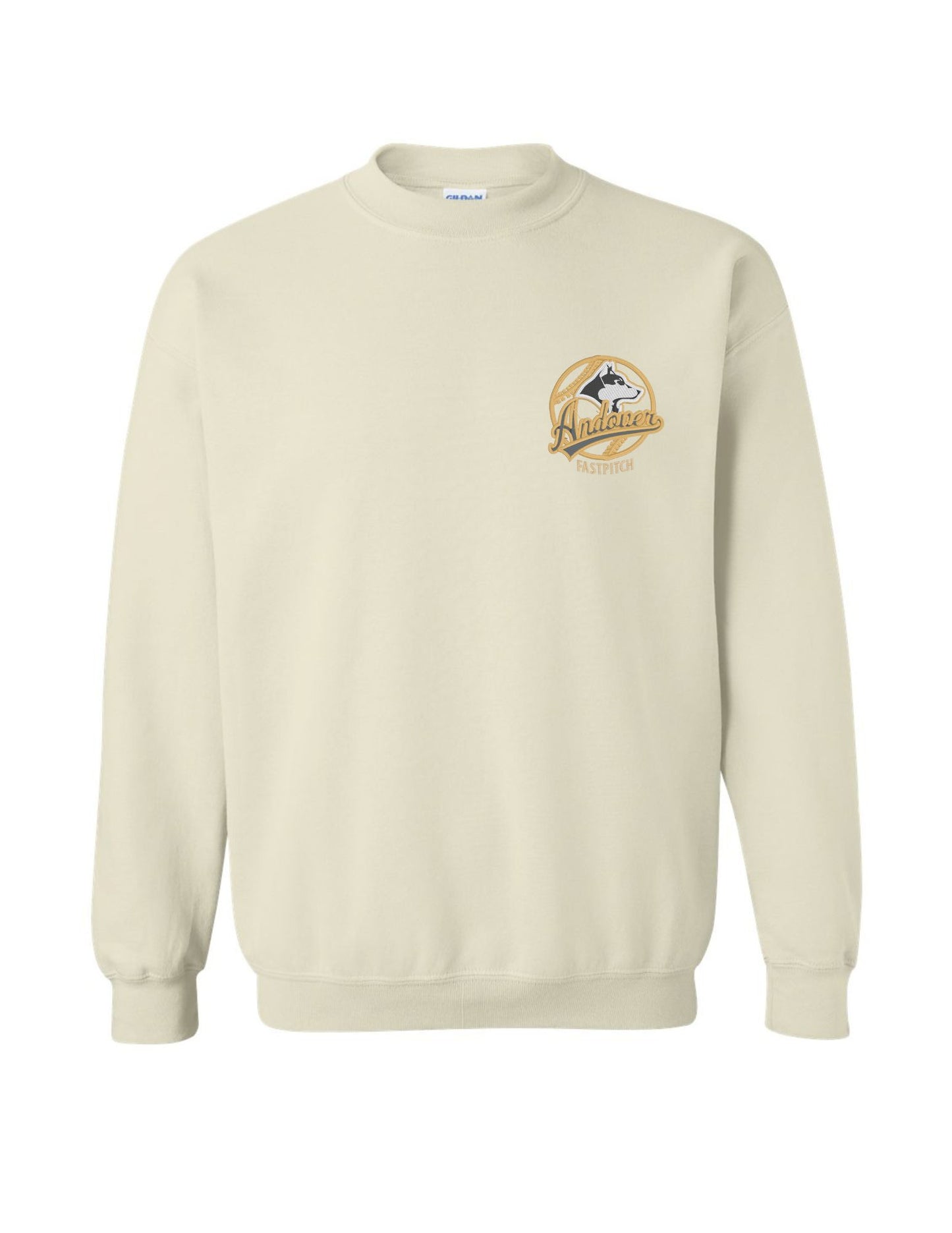 Andover Fastpitch Sweatshirt - Unisex Crewneck - YOUTH - Embroidered